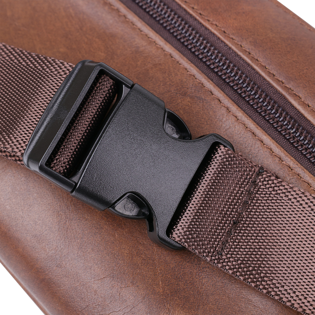 Сумка Vintage На пояс унісекс Коричнева (20457) - зображення 5