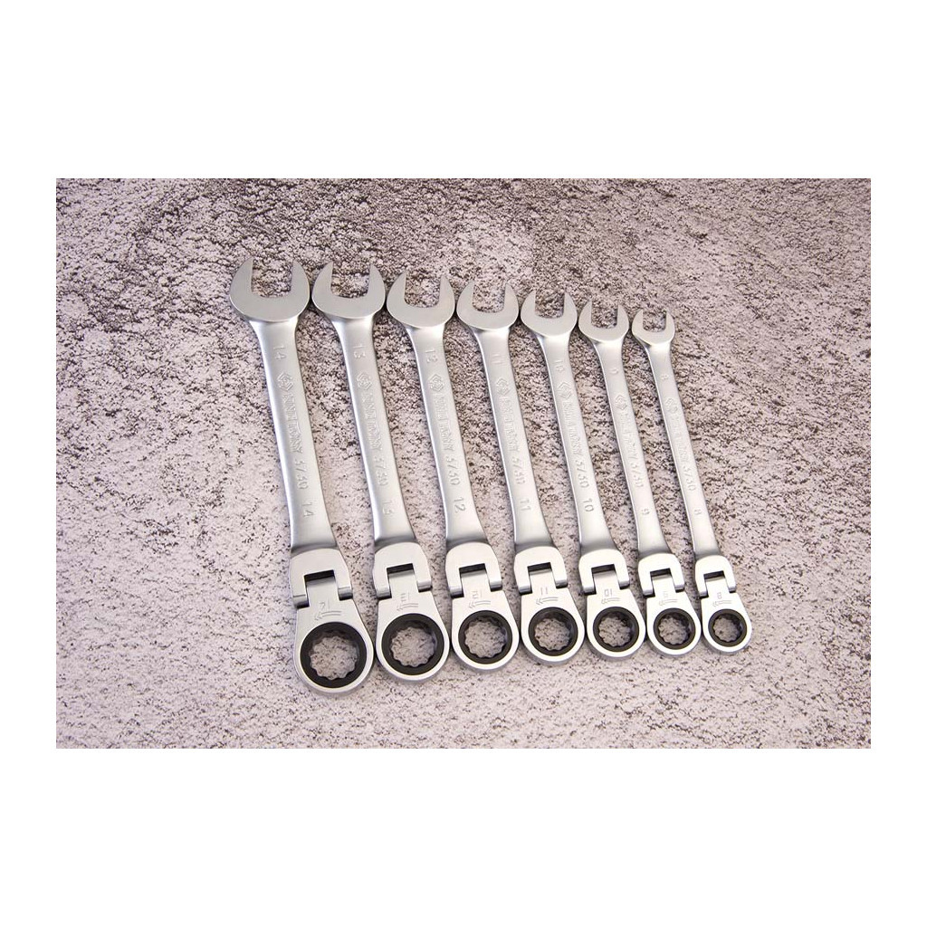 Ключ KING TONY комбінований з тріскачкою 12 шт. (13012MR) - зображення 6