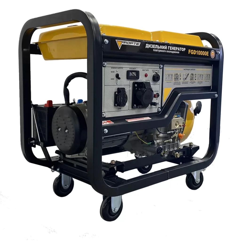 Генератор Forte дизельний FGD10000E 7kW (130608) - зображення 3