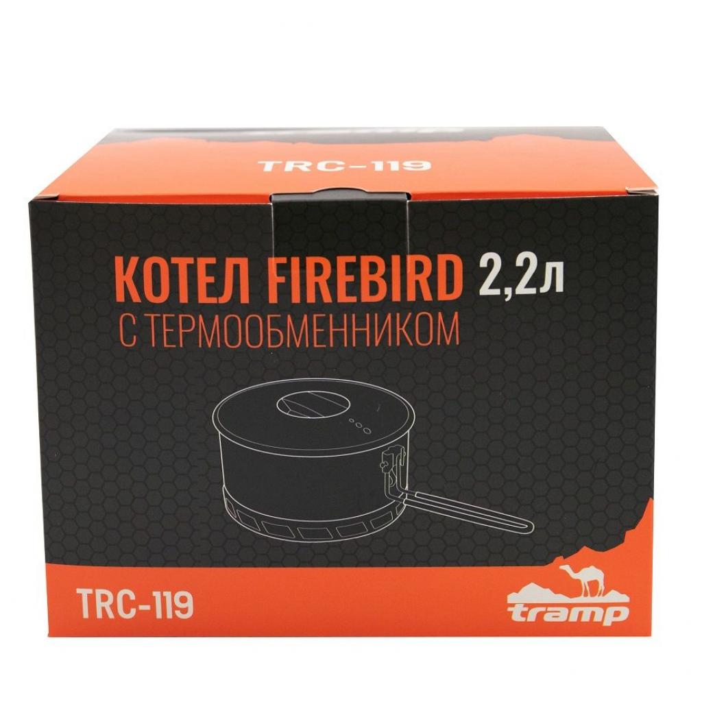 Котел туристичний Tramp анодований з теплообмінником 2,2 л (TRC-119) - зображення 5