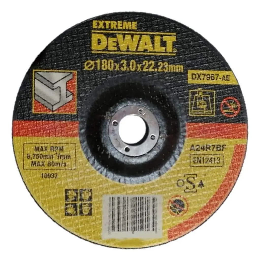 Круг відрізний DeWALT EXTREME, сталь/металеві труби та профілі/кольорові метали, 180х3.0х22.23 мм (DX7967) - зображення 1