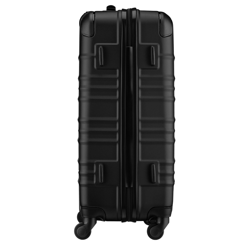 Валіза Wenger Amplar, середня, пластик, 4 колеса, чорна (653146) - зображення 7
