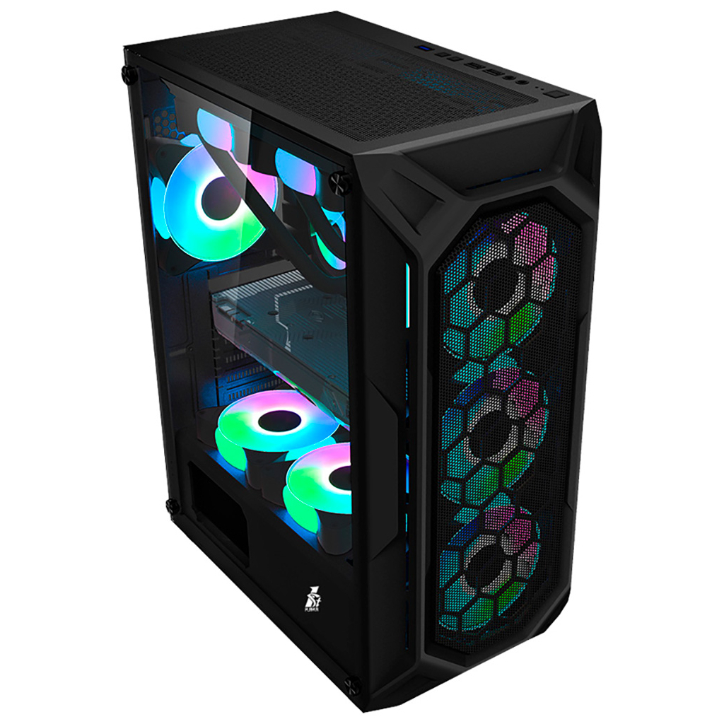 Корпус 1stPlayer X6-BK-4F1 - зображення 2