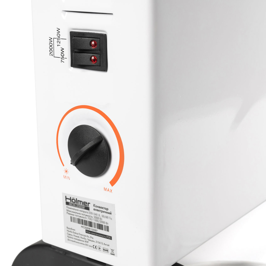 Обігрівач Hölmer HCH-202W - зображення 4