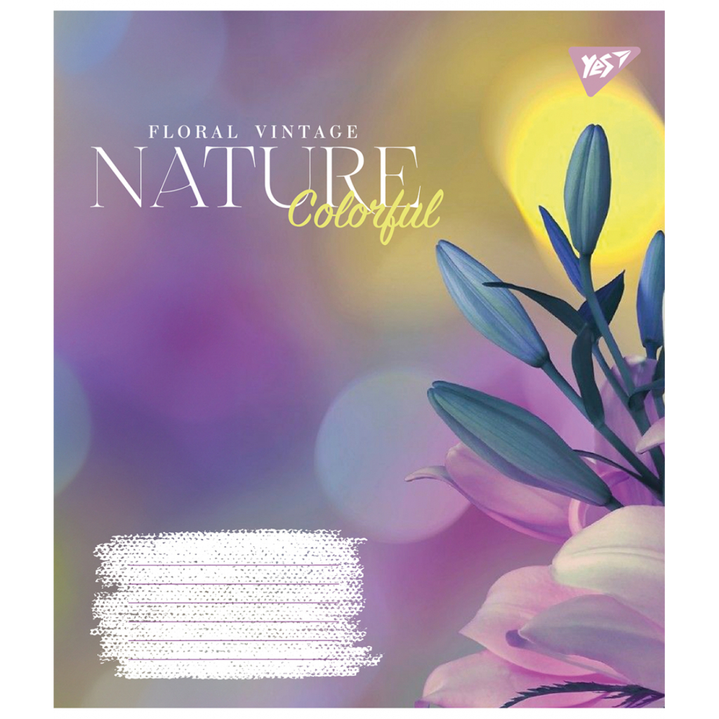 Зошит Yes А5 Nature colorful 60 аркушів лінія (767160) - зображення 3