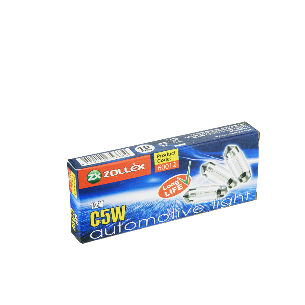 Автолампа Zollex C5W 12V 35mm - зображення 2