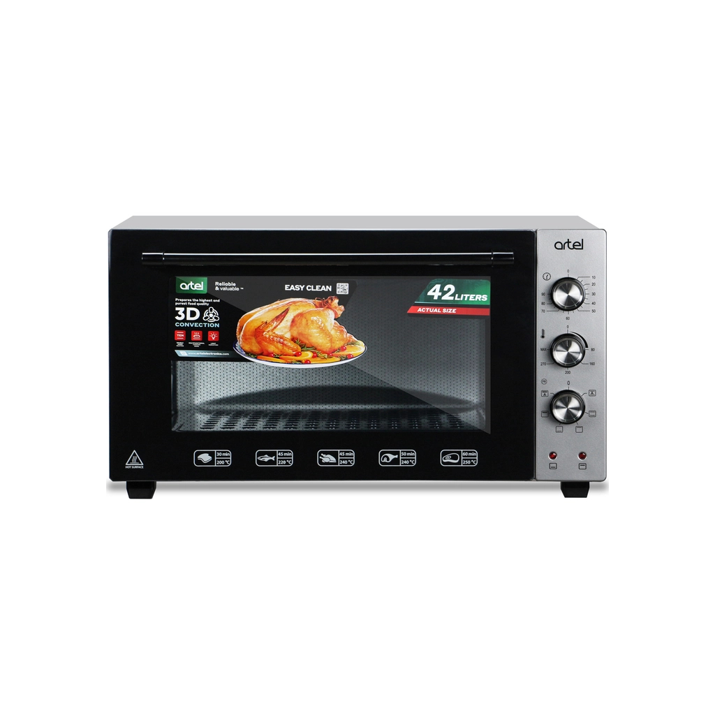 Електропіч Artel MD 4218 L Grey - зображення 2