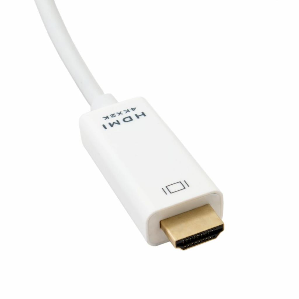 Кабель мультимедійний DisplayPort to HDMI 2.0m Extradigital (KBD1669) - зображення 3