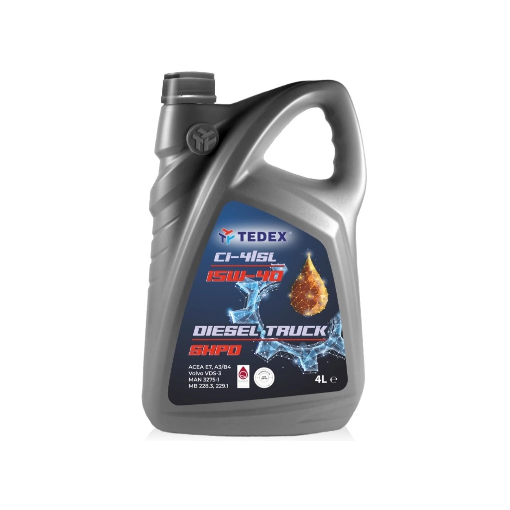 Моторна олива TEDEX Diesel Truck FE SHPD 15W40 - 4л - изображение 1