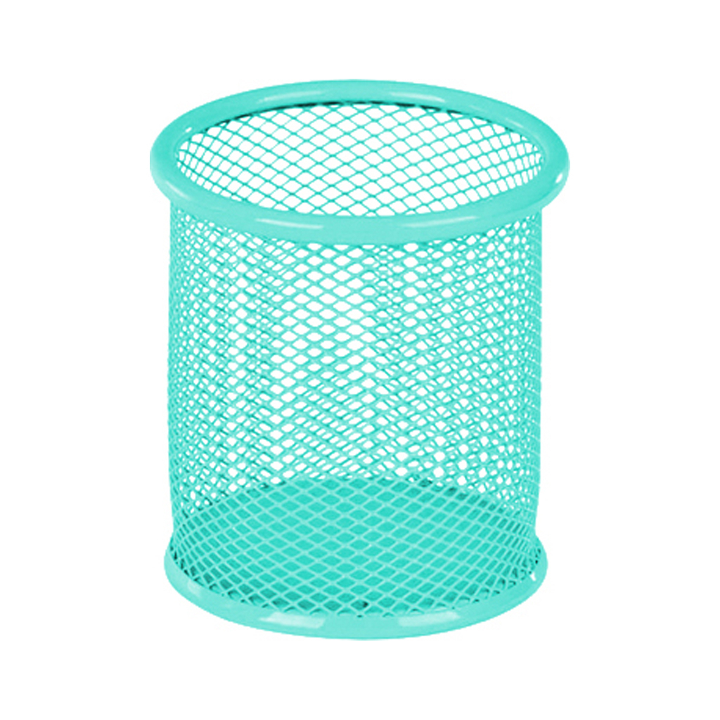 Підставка для ручок Kite кругла, металева 80х80х100 мм бірюзовий (K22-2110-16) - зображення 1