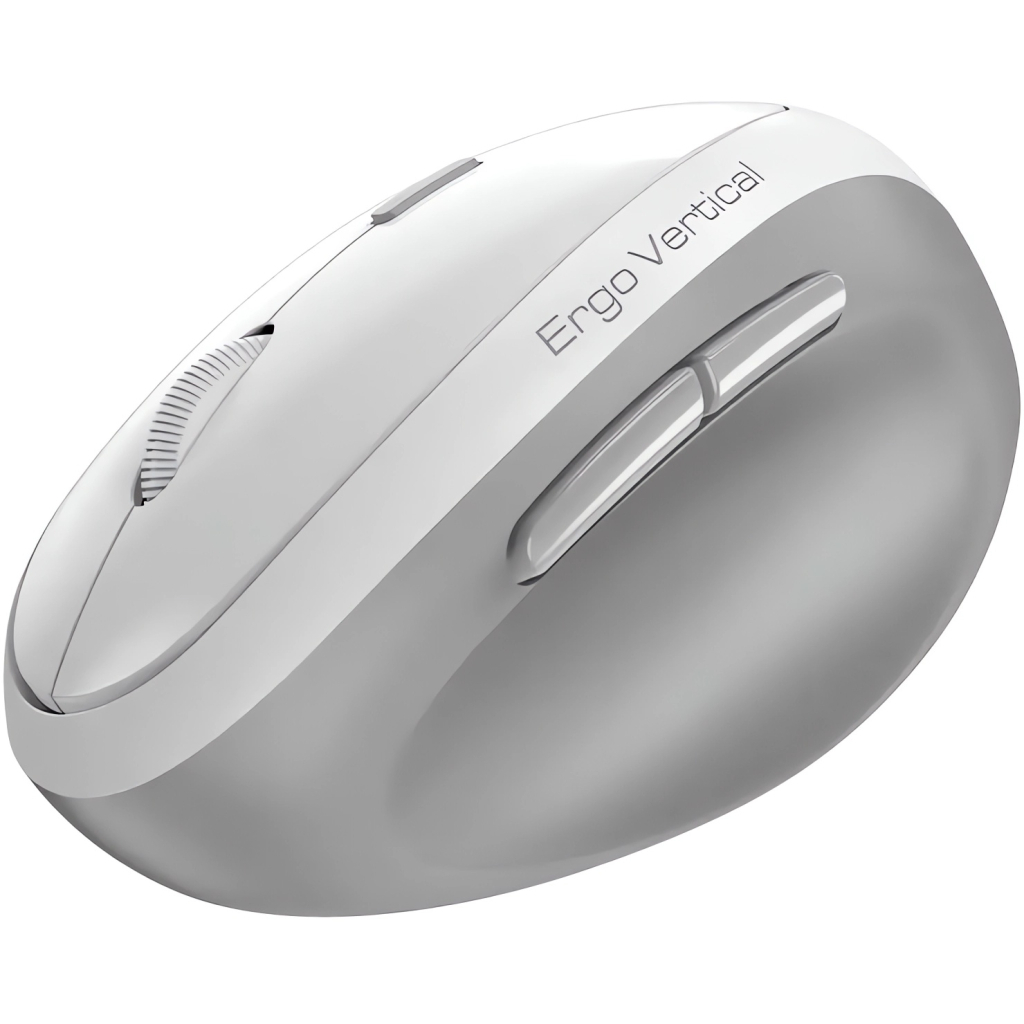 Мишка Genius Ergo 8350S AI Silent Wireless White/Grey (31030041401) - зображення 4