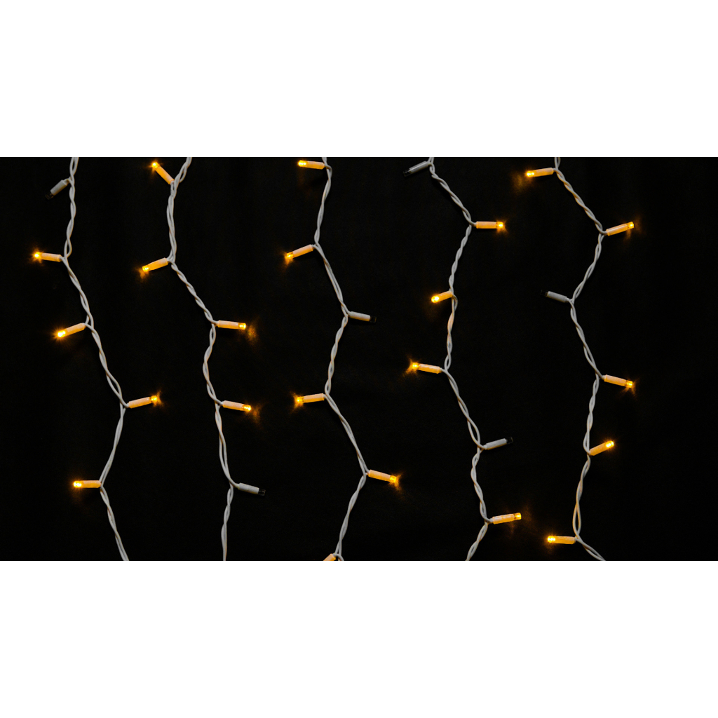 Гірлянда Delux ICICLE flash 108LED 2 х 1 м жовтий/білий IP44 EN (90012941) - зображення 1