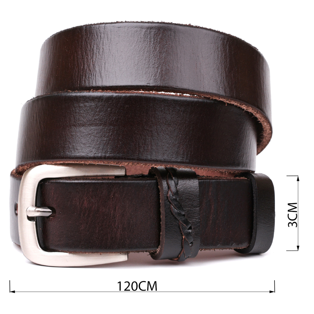 Ремінь Vintage Унісекс Коричневий (20068) - зображення 4