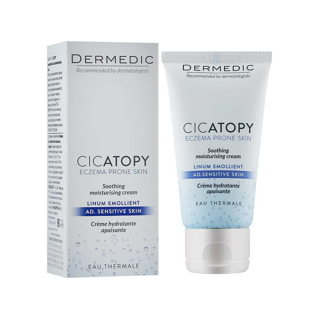 Крем для обличчя Dermedic Cicatopy Заспокійливий зволожувальний 50 мл (5901643176167) - зображення 1