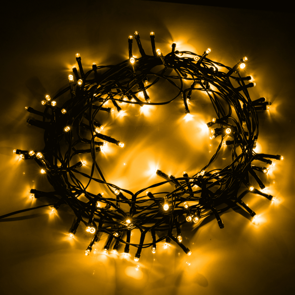 Гірлянда YES! Fun Нитка 120 LED Теплий білий 8.4 м Мерехтіння USB (975064) - зображення 3