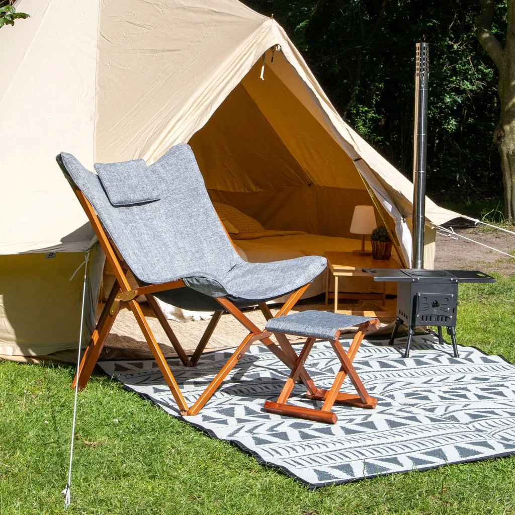 Крісло складане Bo-Camp Bloomsbury M Grey (1200369) - зображення 12