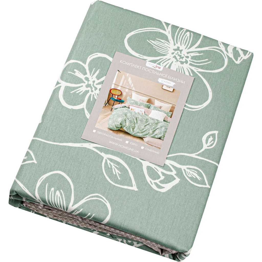 Постільна білизна Home Line Мейлін Сатин Твіл євро (183025) - зображення 1
