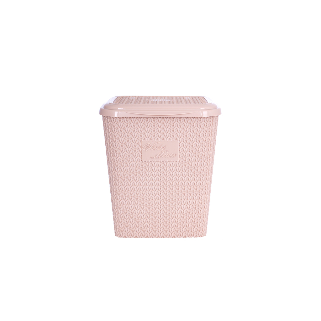 Кошик для зберігання Violet House Віолетта для порошка с крышкой Cappuccino 8 л (0028 Віолетта CAPPUCHINO) - зображення 2