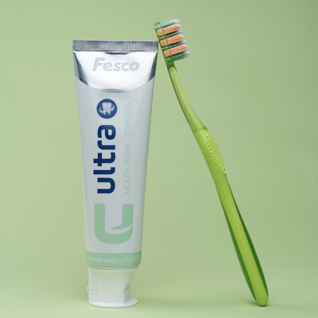 Зубна щітка Fesco Ultra Multi Brush Soft Салатова (4820204702113) - изображение 7