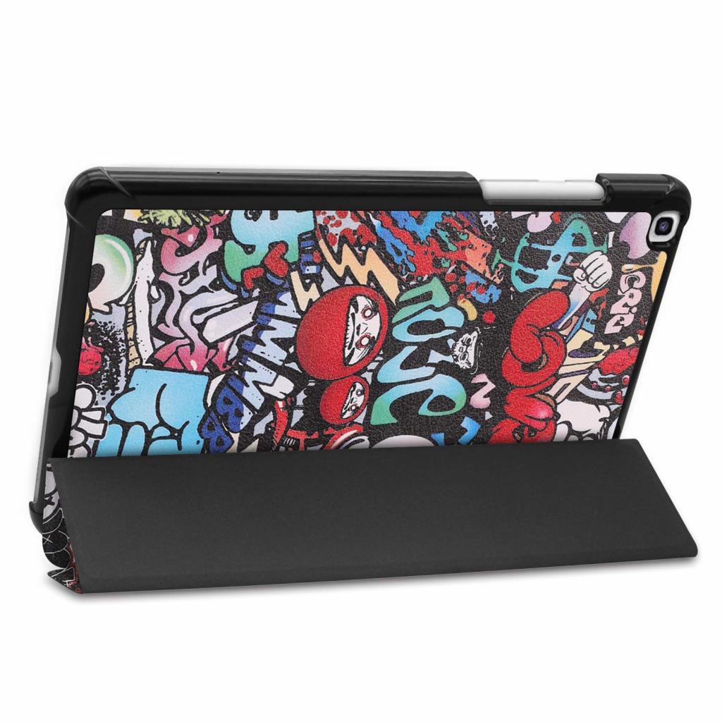 Чохол до планшета BeCover Smart Case Samsung Galaxy Tab S5e T720/T725 Graffiti (704302) - зображення 3