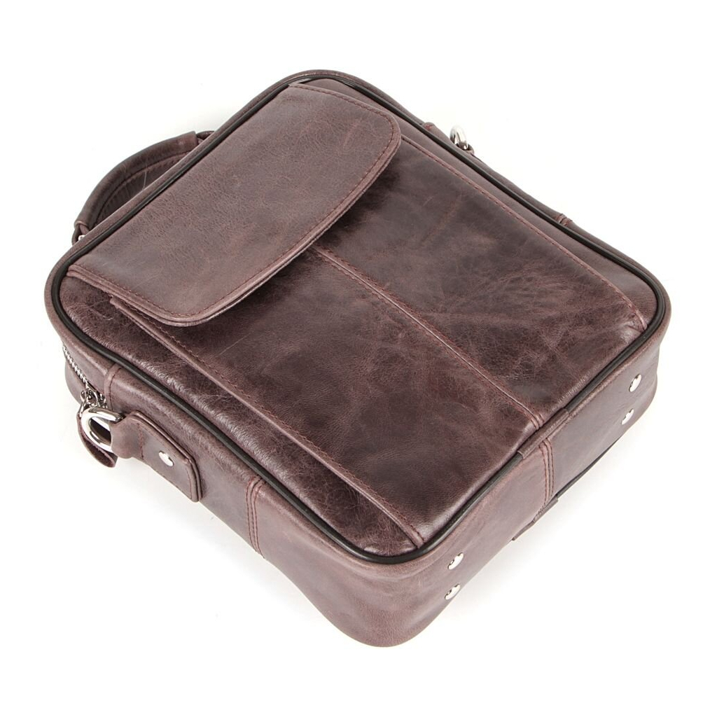 Сумка Shvigel Шкіряна Коричнева (00874) - зображення 8