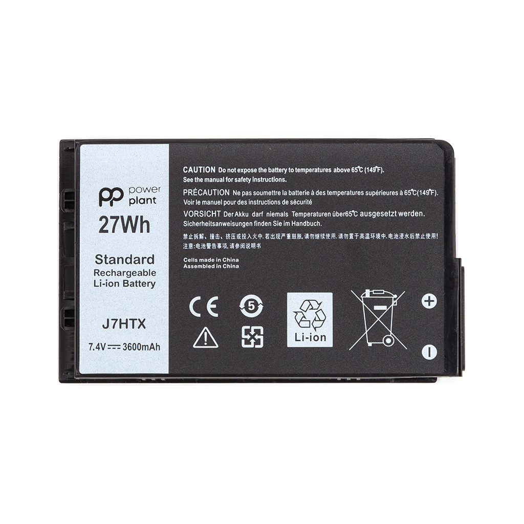 Акумулятор до ноутбука PowerPlant DELL Latitude 12 7202 (J7HTX) 7.4V 3600mAh (NB441945) - зображення 1