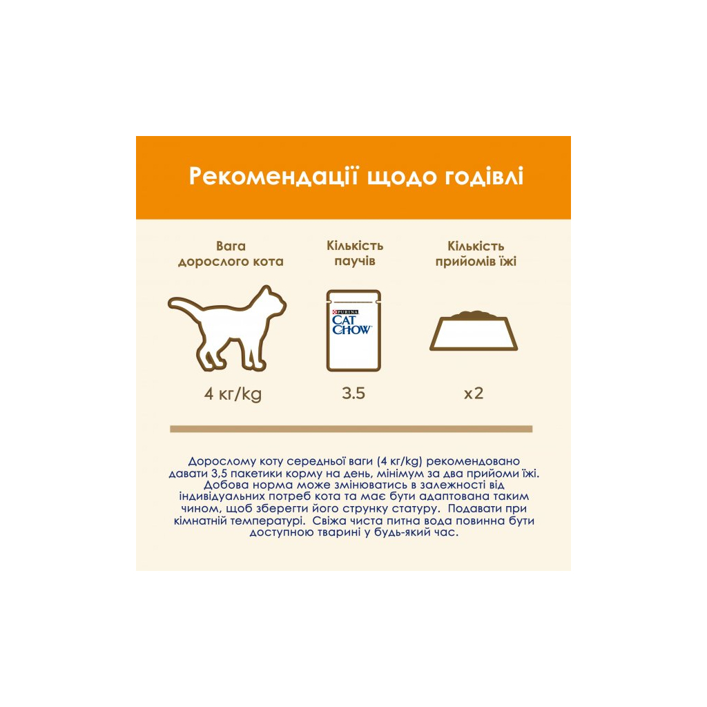 Вологий корм для кішок Purina Cat Chow Adult з куркою і кабачками в желе 85г (7613036595049) - зображення 8