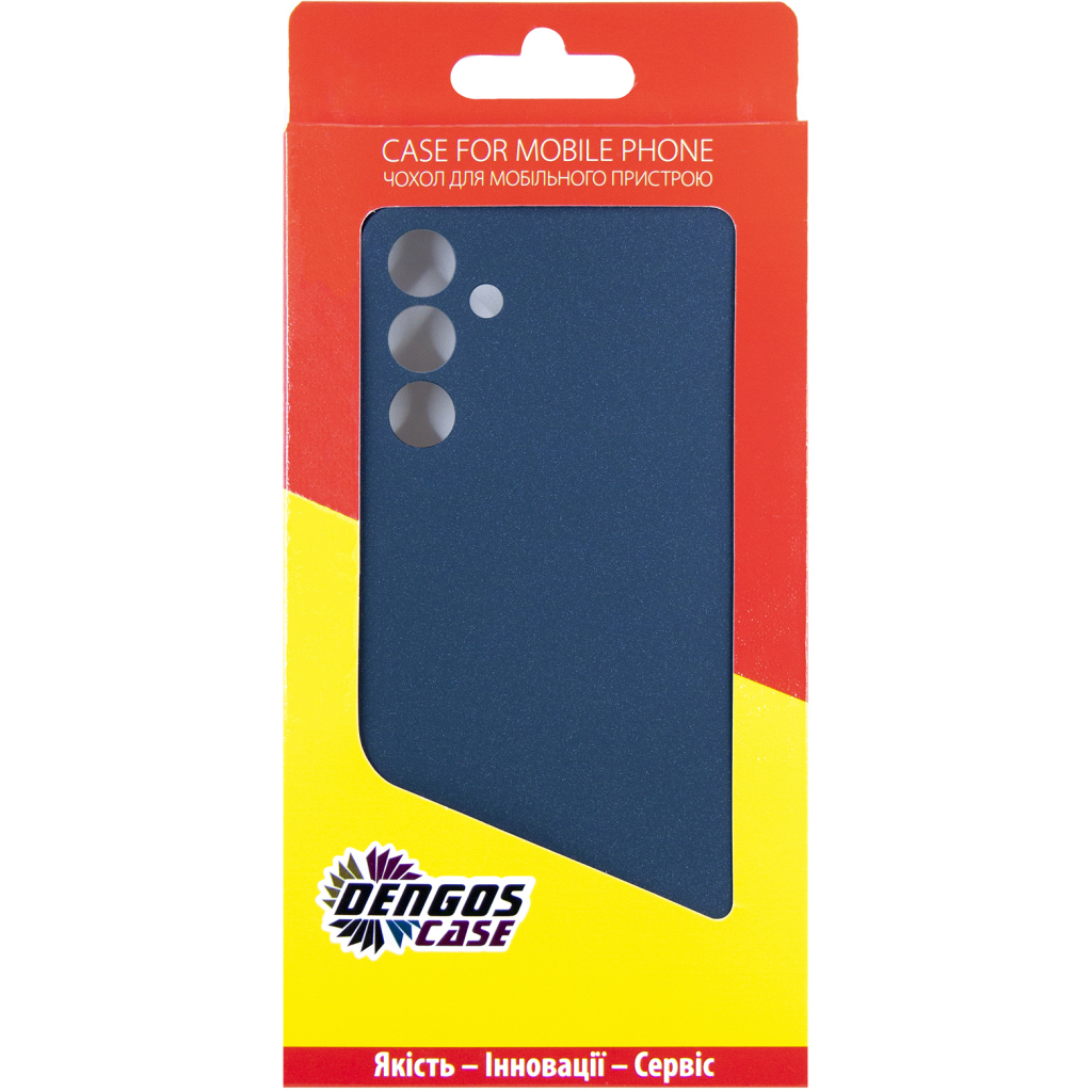 Чохол до мобільного телефона Dengos Samsung Galaxy A16 5G Carbon + glass (Blue) (DG-KM-122) - зображення 4