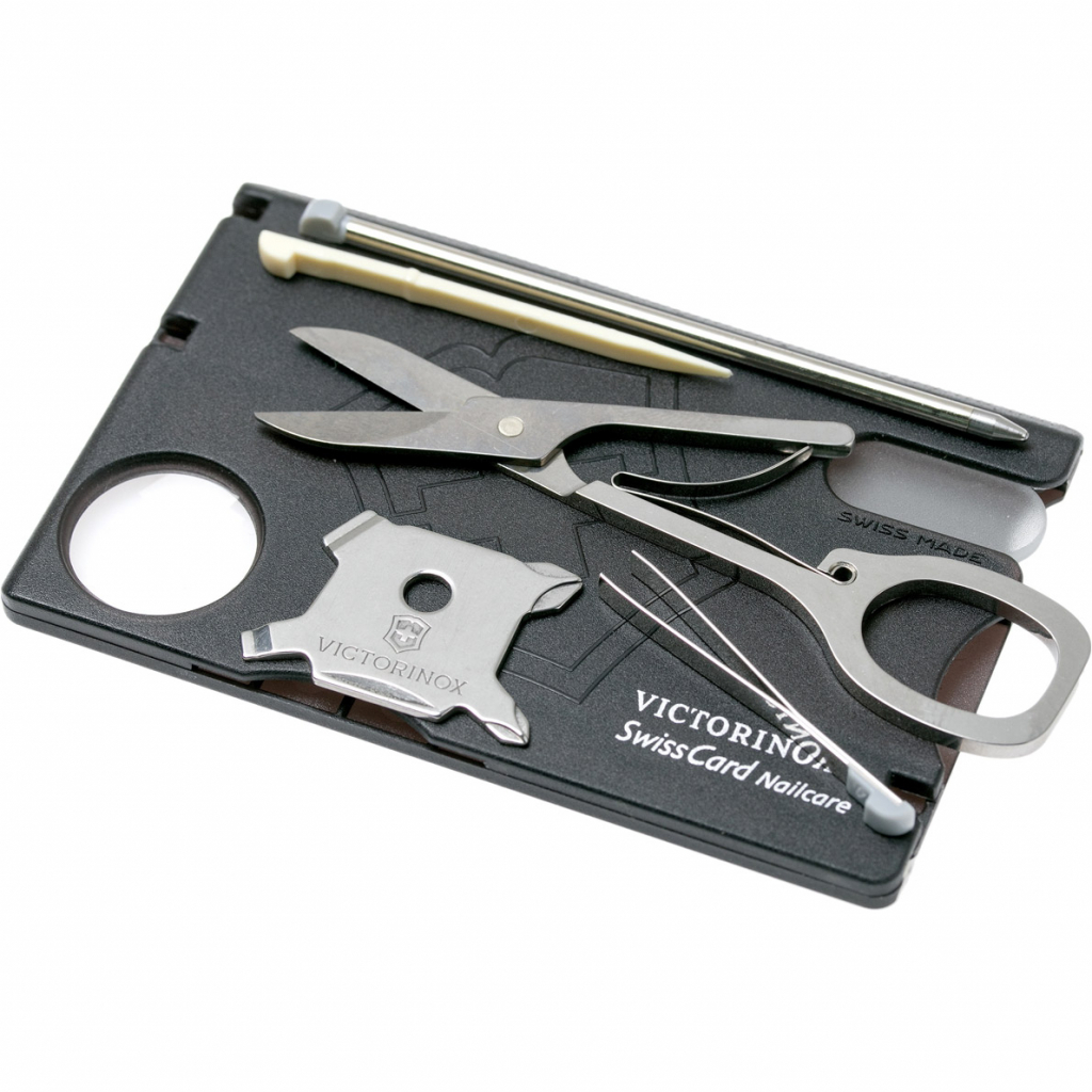 Мультитул Victorinox SwissCard NailCare Transparent Black (0.7240.T3) - зображення 2