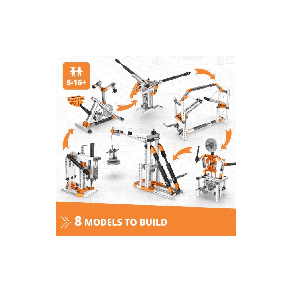 Конструктор Engino Stem Механіка: Вали і Кривошипи (STEM04) - зображення 2