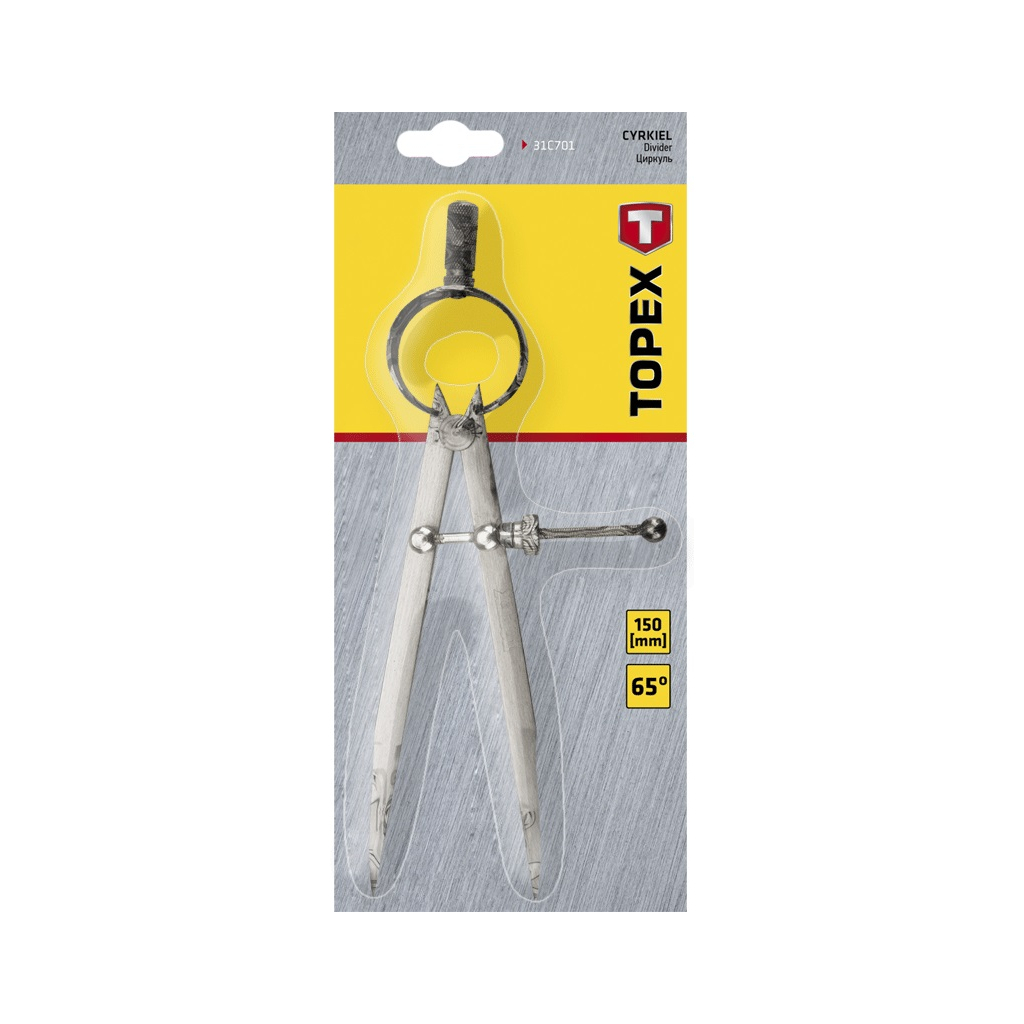 Циркуль Topex 150 мм (31C701) - изображение 2