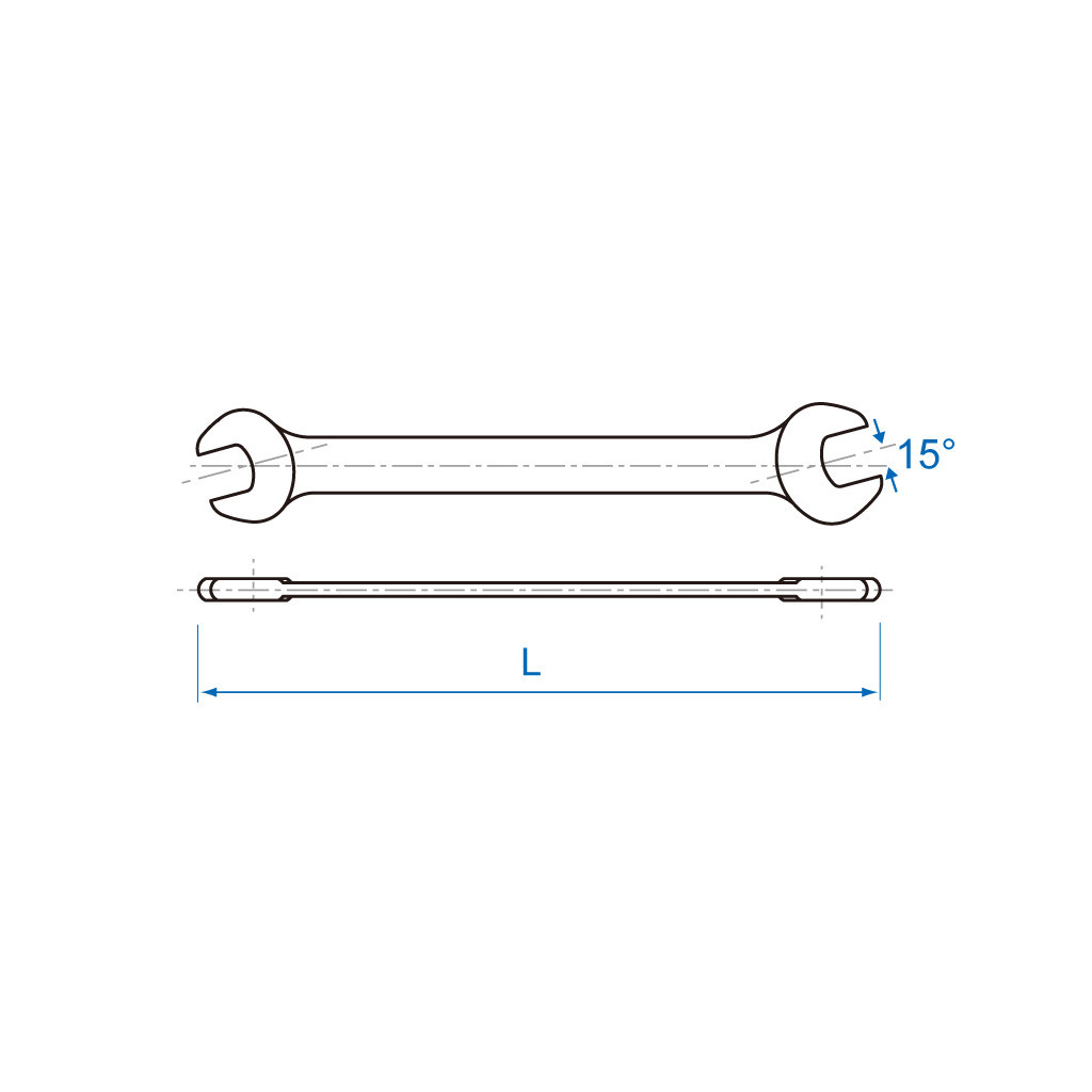 Ключ KING TONY ріжковий 12 шт. 6-32 мм (1112MRN) - зображення 3