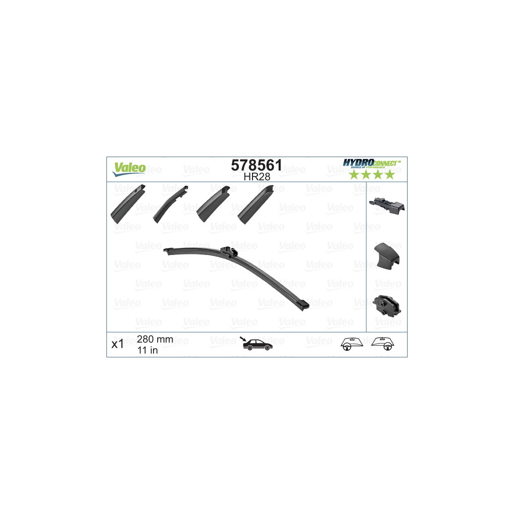 Щітка склоочисника Valeo 578561 - зображення 1