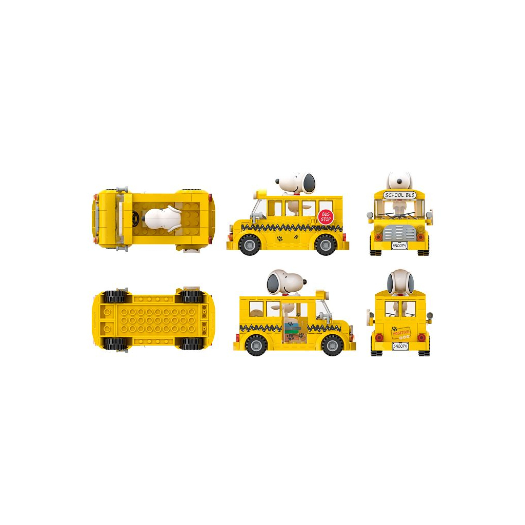 Конструктор Pantasy Snoopy - Шкільний автобус (86906) - зображення 6