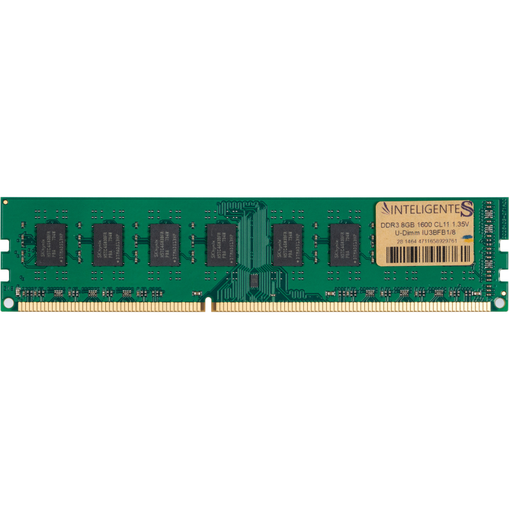Модуль пам'яті для комп'ютера DDR3L 8GB 1600 MHz INTELIGENTES (IU3BFB1/8) - зображення 1