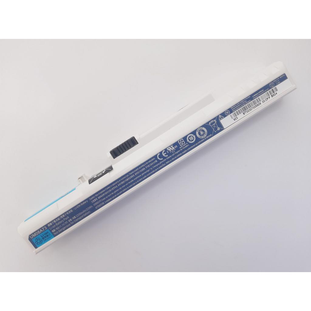 Акумулятор до ноутбука Acer UM08A31, 2200mAh (23Wh), 3cell, 11.1V, Li-ion, White (A47532) - зображення 2