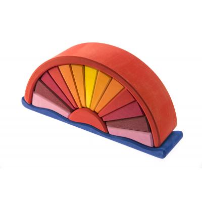 Конструктор Nic дерев'яний Схід червоний (NIC523321) - зображення 1