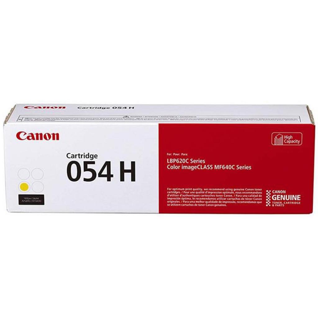 Картридж Canon 054H Yellow 2.3K (3025C002) - изображение 1