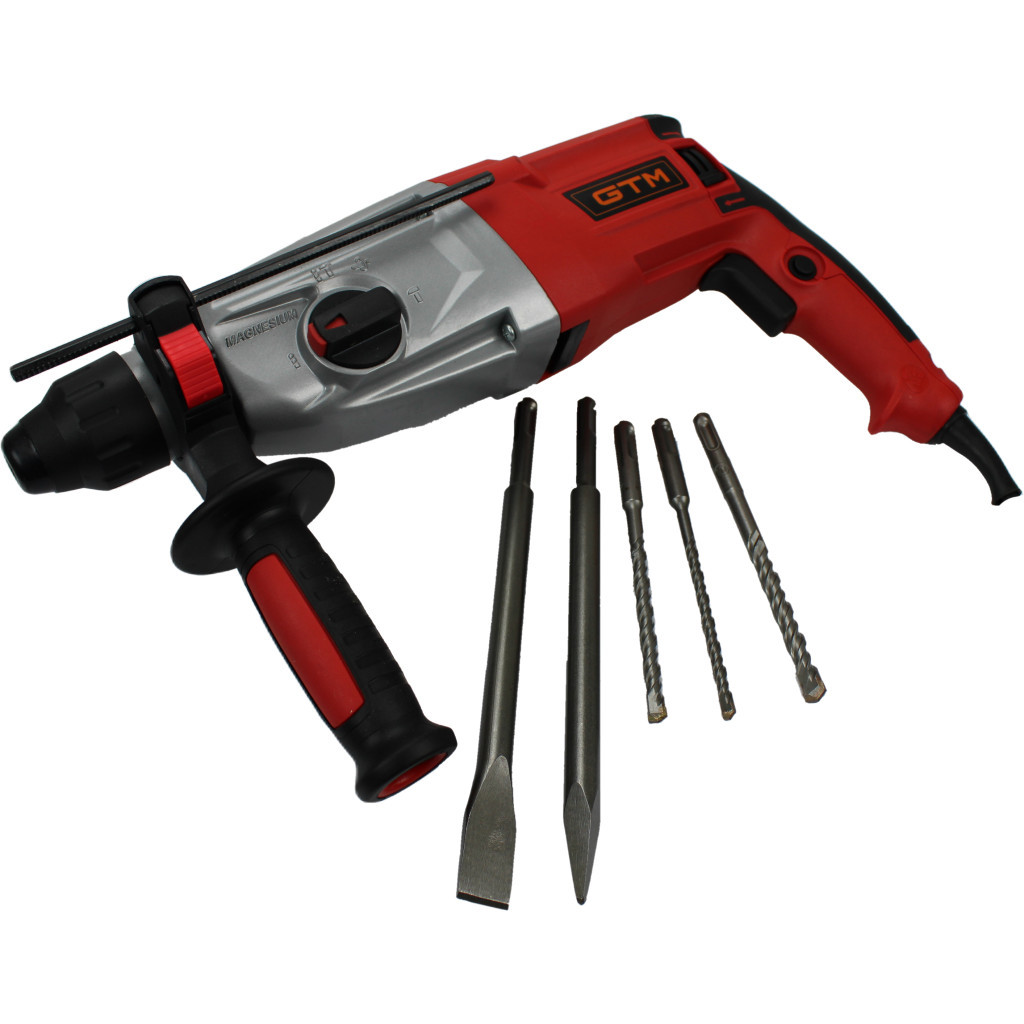 Перфоратор GTM RH28/850EV 3,2Дж, 850Вт, 6-28мм - изображение 2