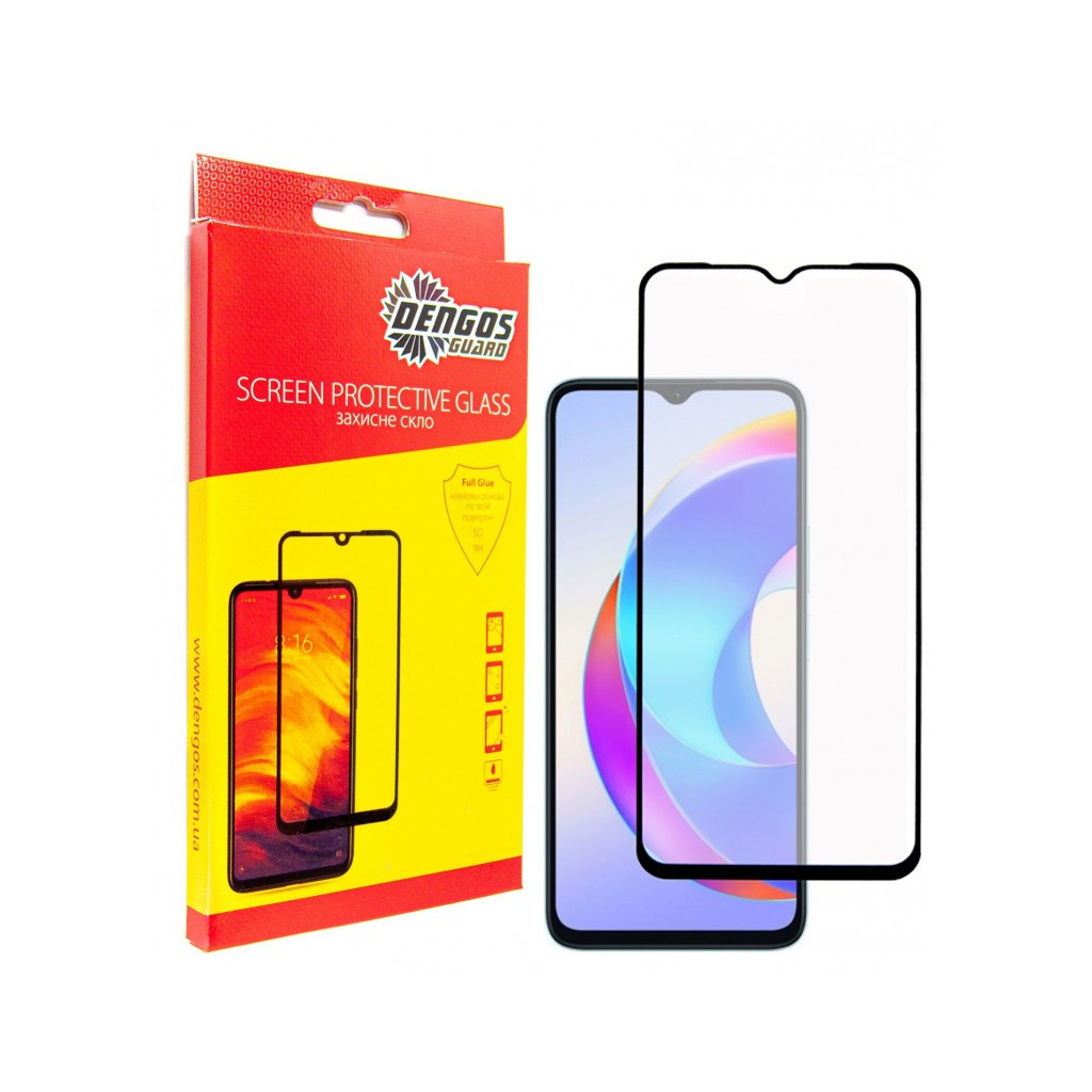 Скло захисне Dengos HONOR X6a (black) (TGFG-333) - зображення 1