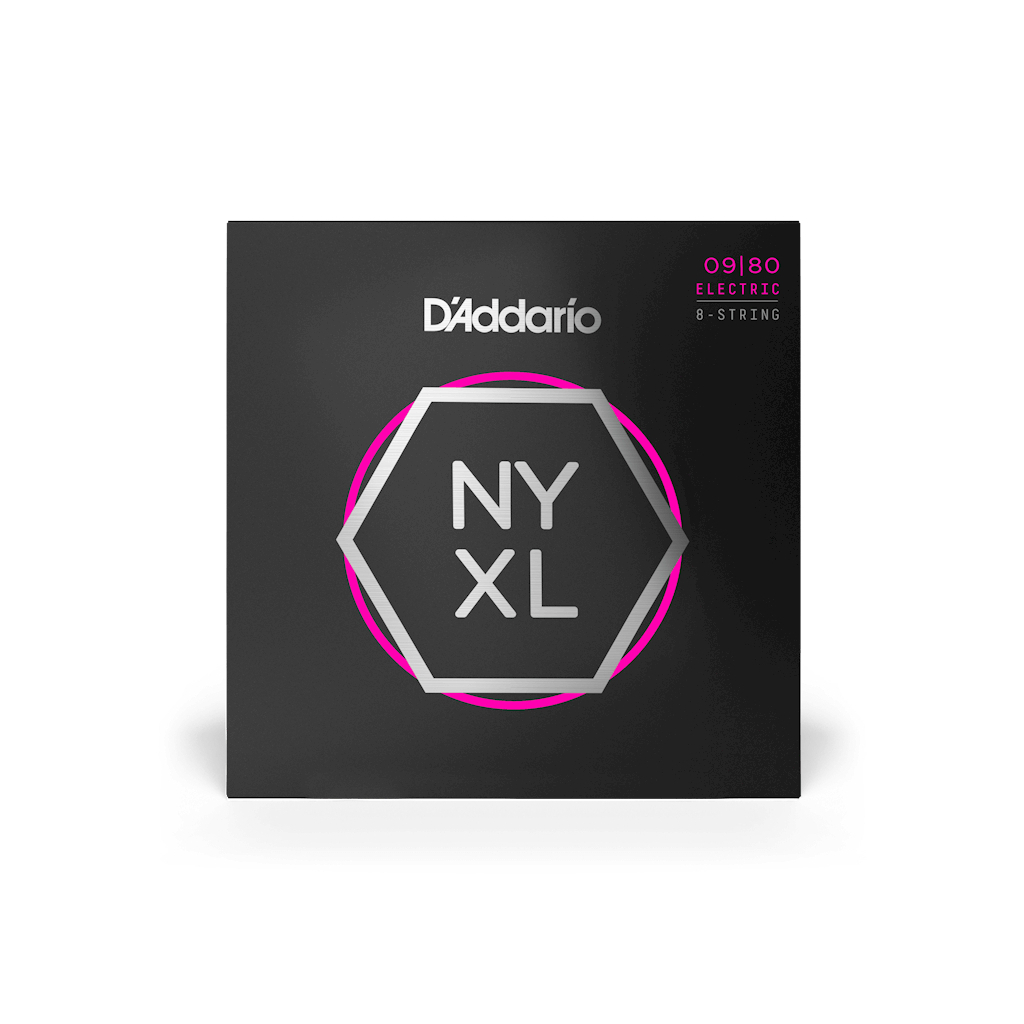 Струни для гітари D'Addario NYXL Super Light 8-String (09-80) (NYXL0980) - зображення 1