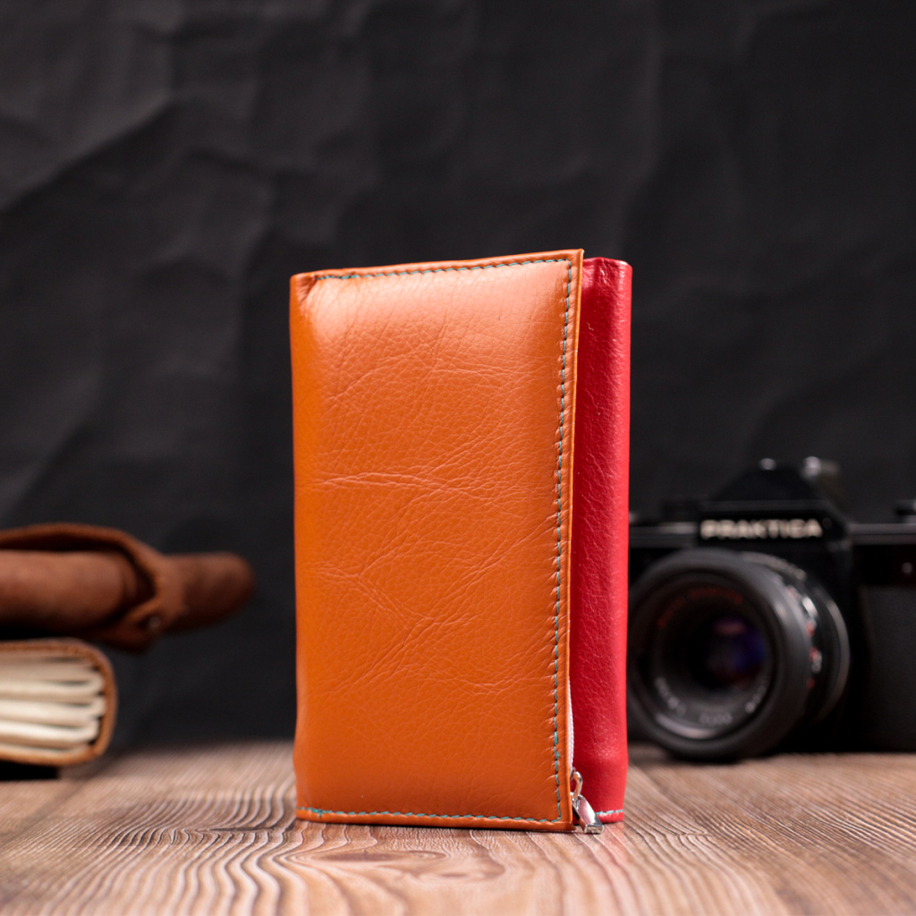 Гаманець ST Leather Шкіряний Різнокольоровий (19442) - зображення 9