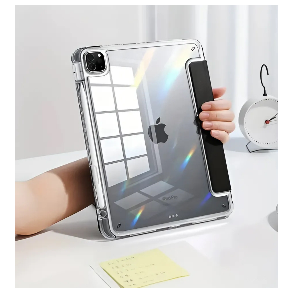 Чохол до планшета BeCover Ultra Slim Origami Transparent Apple iPad Pro 13" M4 2024 Black (711693) - зображення 5