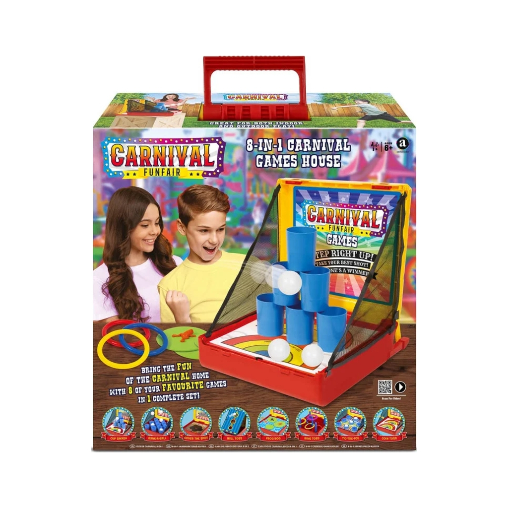 Настільна гра Ambassador Набір 8-in-1 Carnival games house (англ) (6337734) - зображення 1