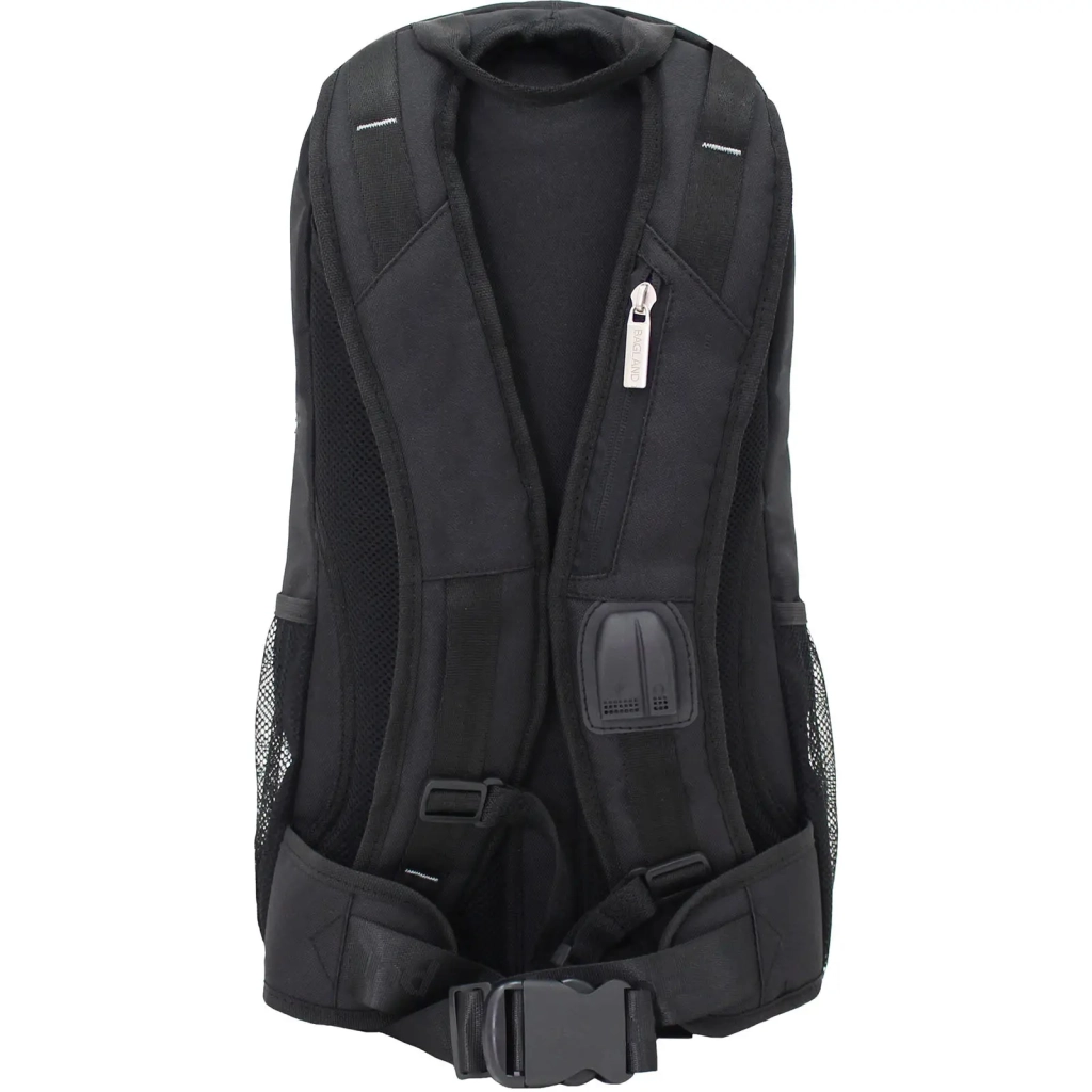 Рюкзак для ноутбука Bagland 15.6" Granite 23L black /electric blue 0012066 (6903479) - зображення 3