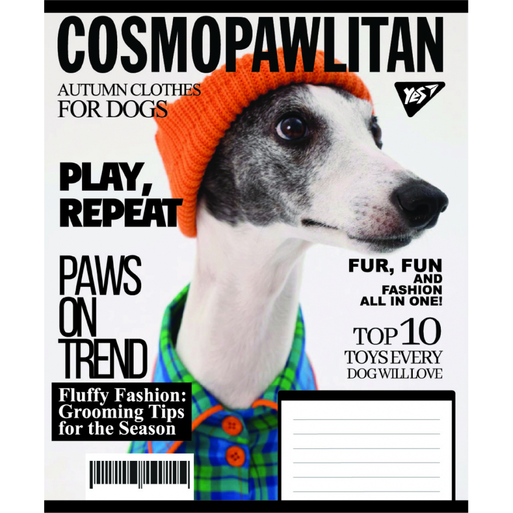 Зошит Yes Animal's fashion А5 24 аркушів лінія (767782) - зображення 3