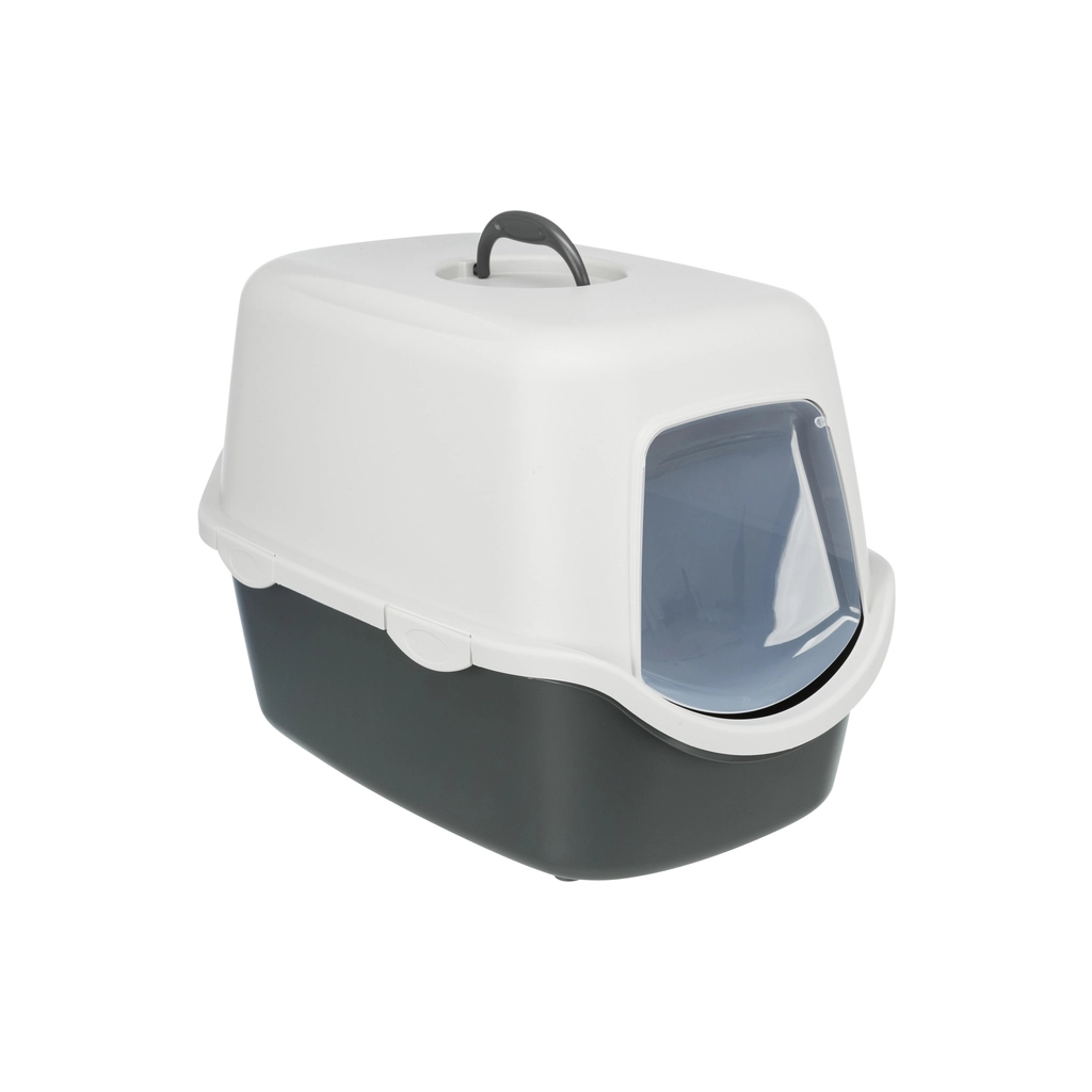 Туалет для котів Trixie Vico закритий (графітовий/світло-сірий) (4011905402710) - изображение 1