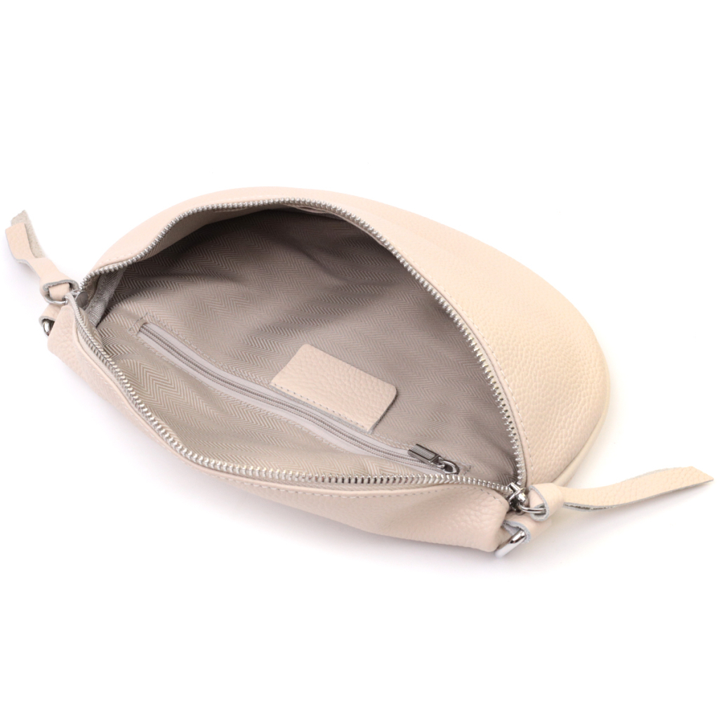 Сумка Vintage Шкіряна жіноча через плече з міні гаманцем Біла (22664) - зображення 8