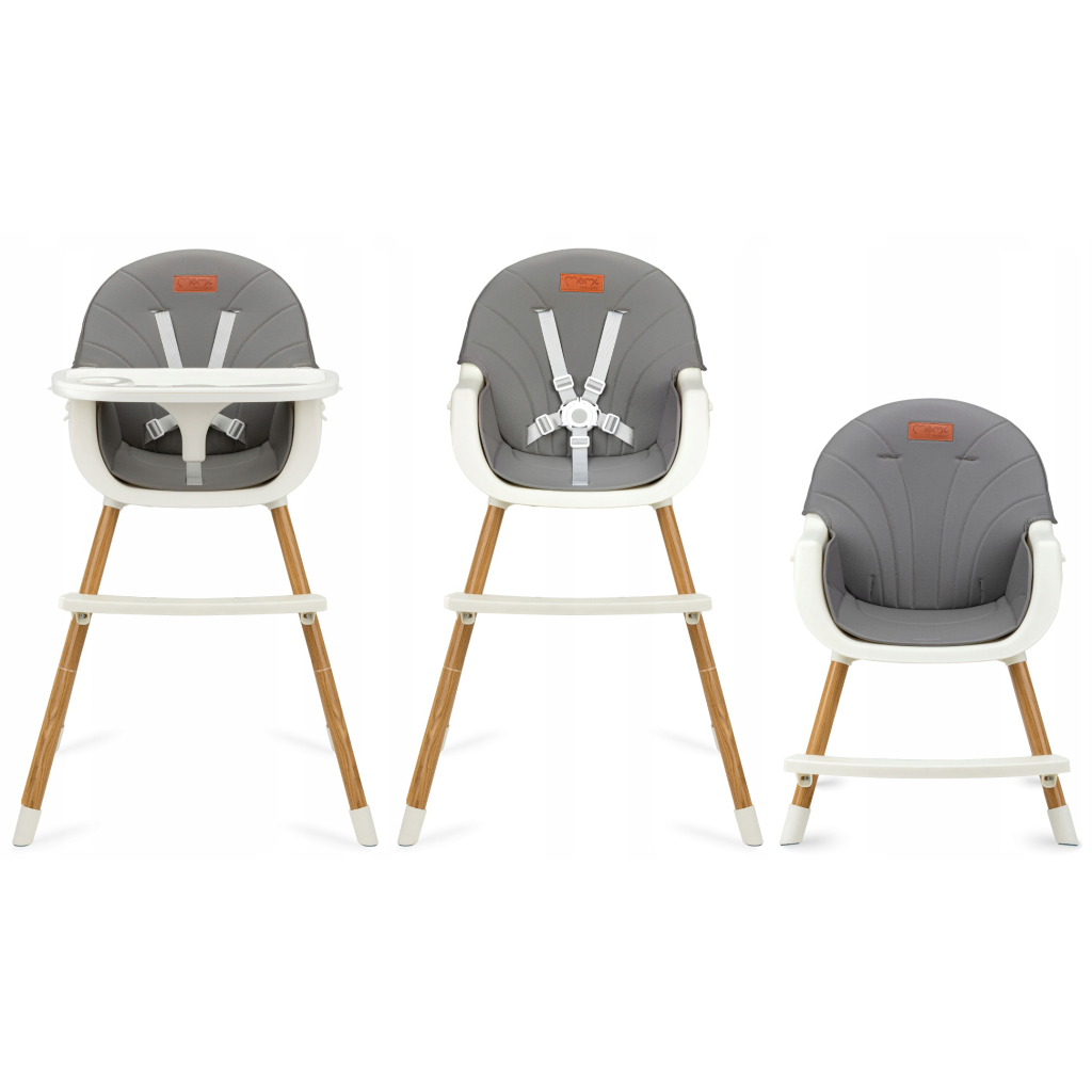 Стілець для годування MoMi Flovi dark grey (KRKA00020) - зображення 6