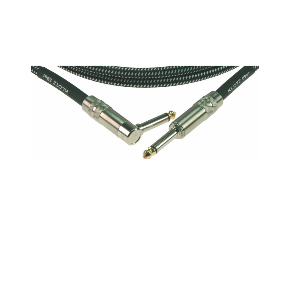 Інструментальний кабель Klotz 59 Vintage Pro Guitar Cable Angled 6 m (228235) - зображення 3